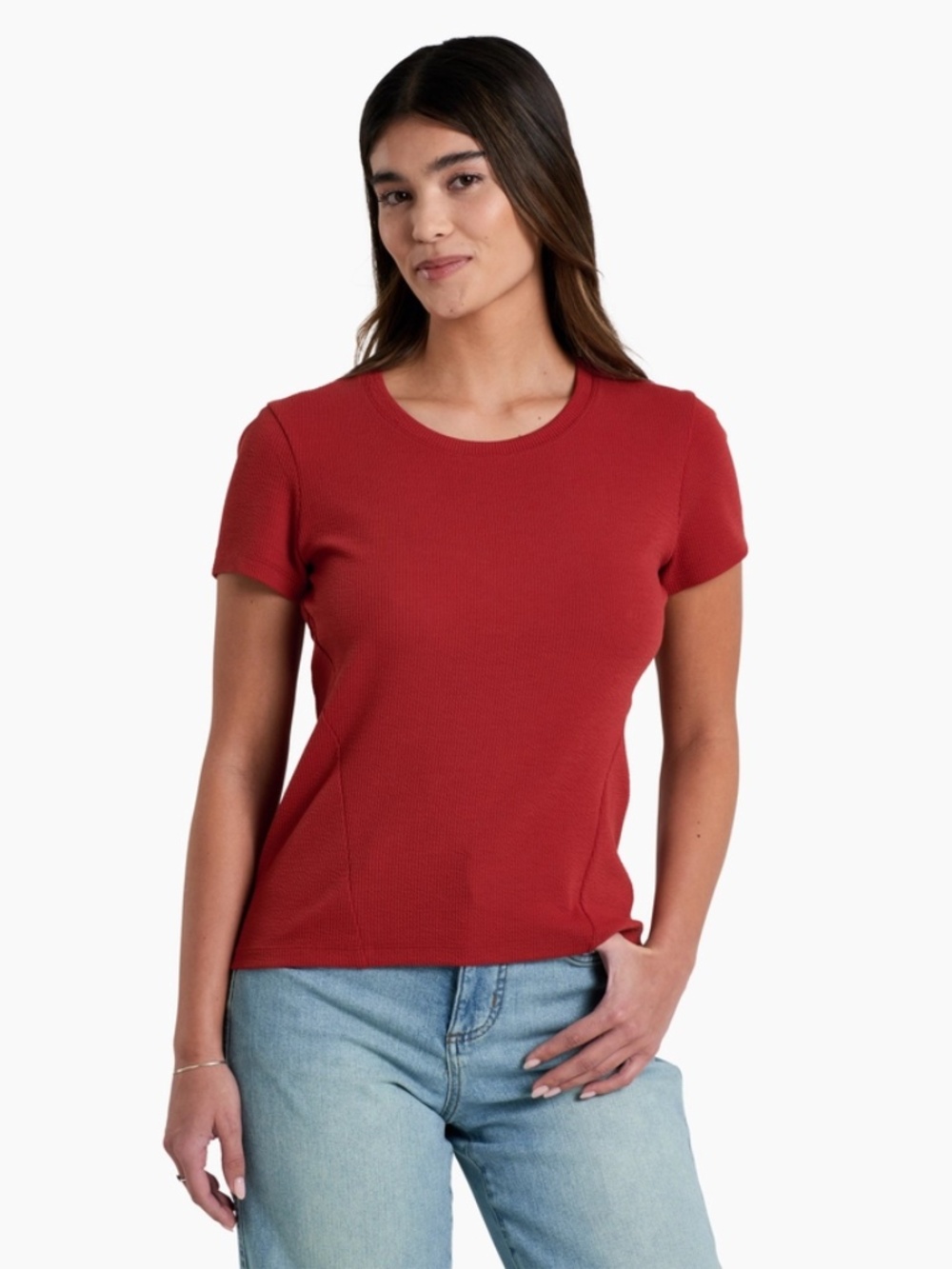 KÜHL Remi Short Sleeve shirt - Scarlet - Small